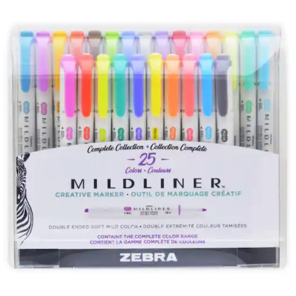 Zebra Mildliner™ Double Ended Creative Marker Set, 25ct.